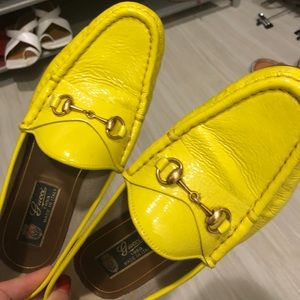 GUCCI HORSEBIT LOAFERS BRIGHT YELLOW